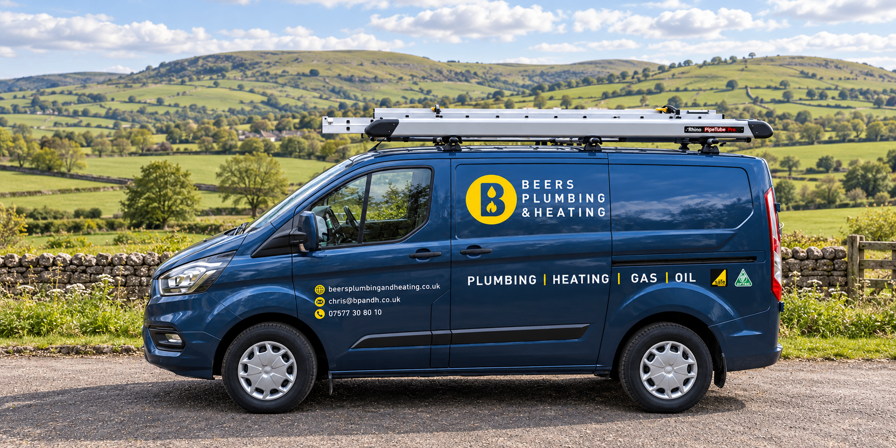 The Beers Plumbing & Heating van